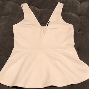 Cream mesh inset Express tank